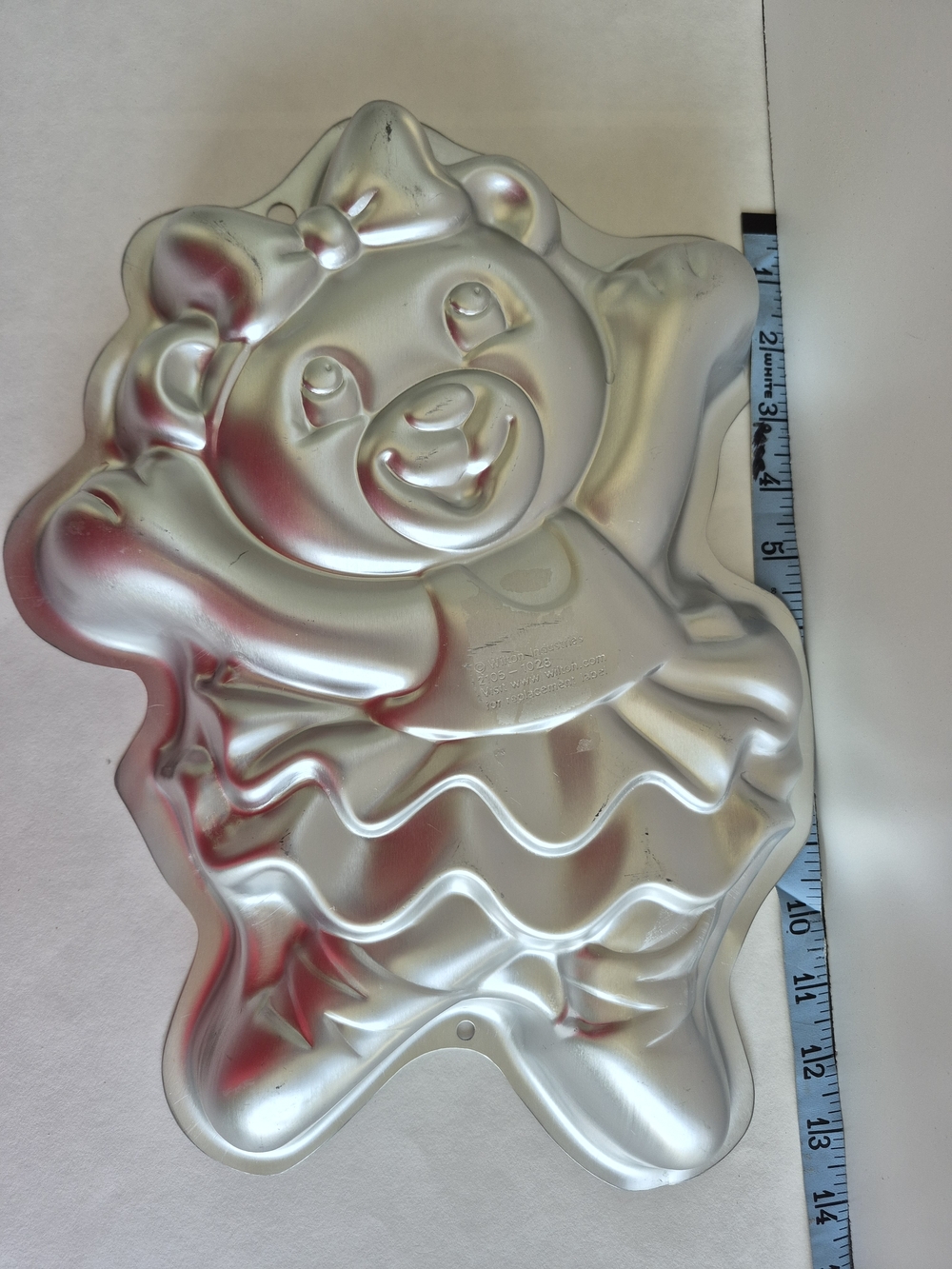 Bear Shaped Cake Pan with Pink Ballerina Design - Picture 13 of 16